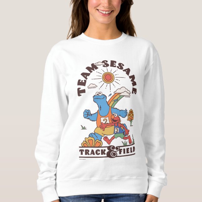 Sesame Street | Team Sesame Track & Field Sweatshirt (Front)