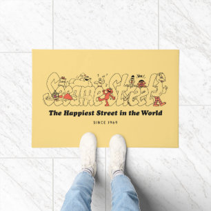 Sesame Street The Happiest Street in the World Doormat