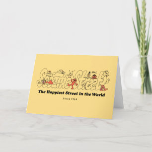 Sesame Street The Happiest Street in the World Holiday Card