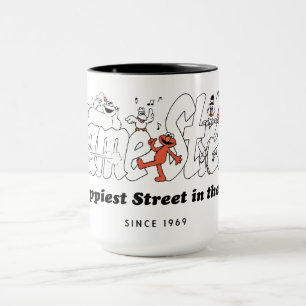Sesame Street The Happiest Street in the World Mug