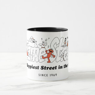Sesame Street The Happiest Street in the World Mug