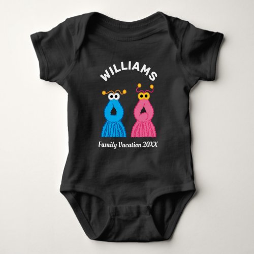 Sesame Street  The Martians Family Vacation Baby Bodysuit