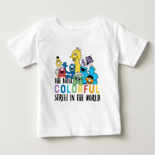 Sesame Street The Most Colorful Street Baby T-Shirt