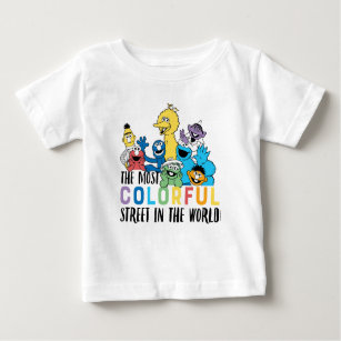 Sesame Street   The Most Colorful Street Baby T-Shirt