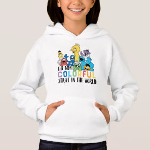 Sesame Street The Most Colorful Street Hoodie