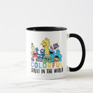 Sesame Street The Most Colorful Street Mug