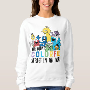 Sesame Street   The Most Colorful Street Sweatshirt