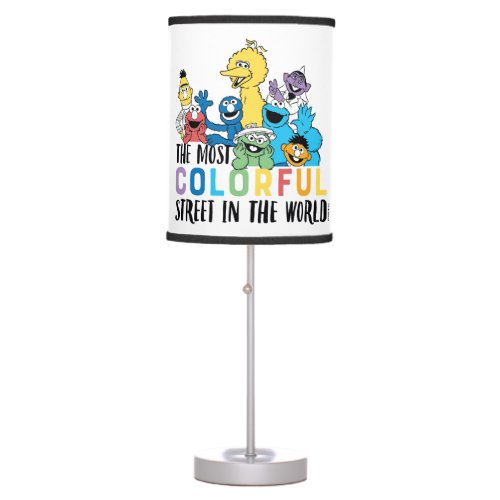 Sesame Street  The Most Colorful Street Table Lamp
