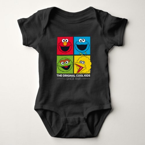 Sesame Street  The Original Cool Kids Baby Bodysuit