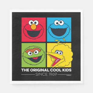 Sesame Street The Original Cool Kids Paper Napkins