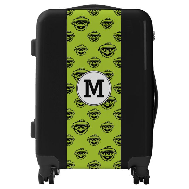 Sesame Street Tropical Pattern | Monogram Luggage (Front)