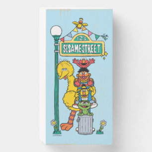 Sesame Street Under the Sesame Street Sign