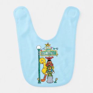 Sesame Street Under the Sesame Street Sign Baby Bib