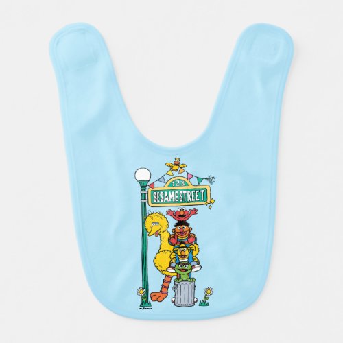 Sesame Street  Under the Sesame Street Sign Baby Bib