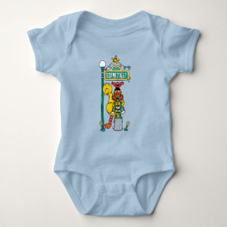 Sesame Street | Under the Sesame Street Sign Baby Bodysuit