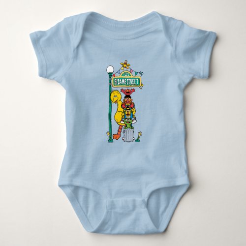 Sesame Street  Under the Sesame Street Sign Baby Bodysuit