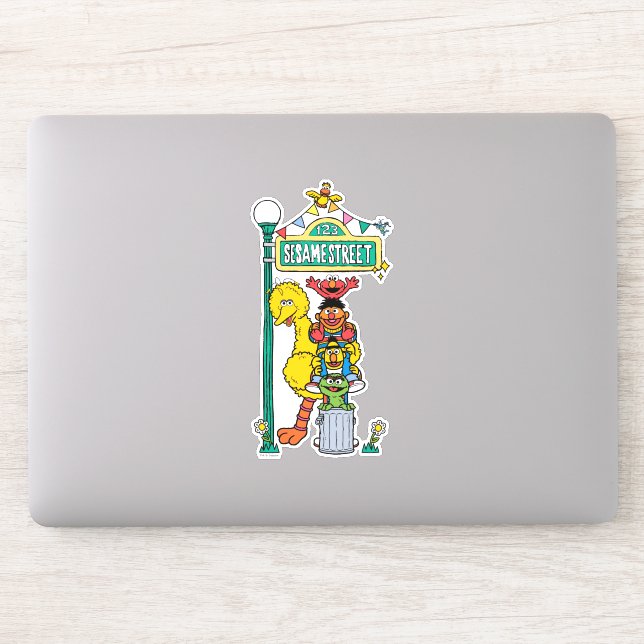 Sesame Street | Under the Sesame Street Sign Sticker (Computer)