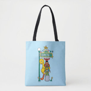 Sesame Street Under the Sesame Street Sign Tote Bag