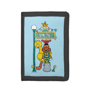 Sesame Street   Under the Sesame Street Sign Tri-fold Wallet
