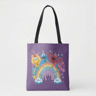 Sesame Street Unicorn Rainbow Tote Bag