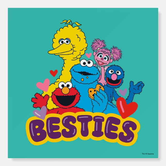 Sesame Street Valentine Besties Foam Board (Front)