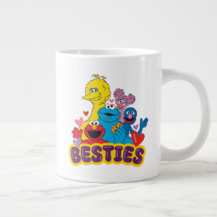 Sesame Street Valentine Besties Giant Coffee Mug