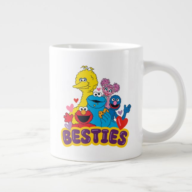 Sesame Street Valentine Besties Giant Coffee Mug (Right)
