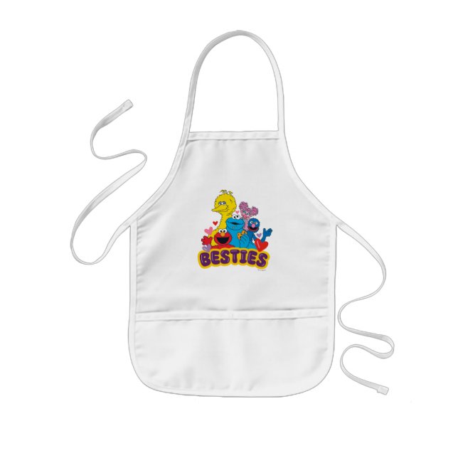 Sesame Street Valentine Besties Kids' Apron (Front)