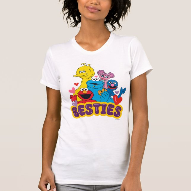 Sesame Street Valentine Besties T-Shirt (Front)
