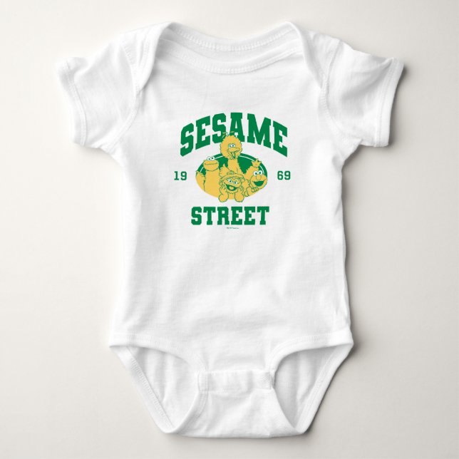 Sesame Street | Vintage 1969 Baby Bodysuit (Front)