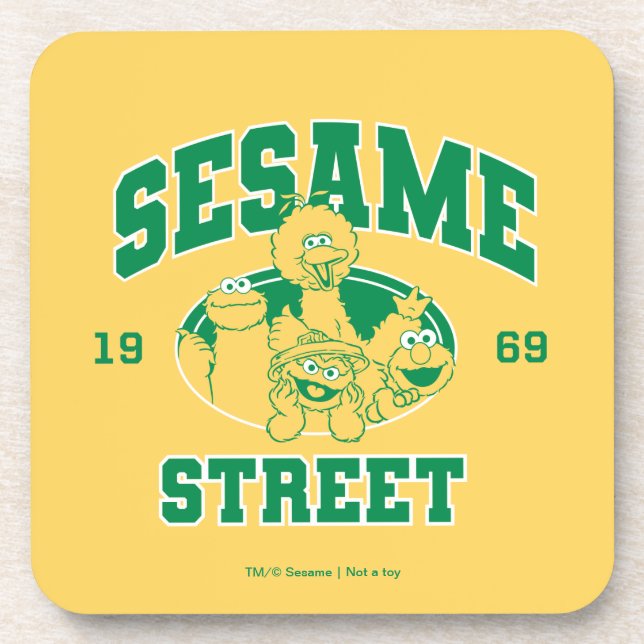 Sesame Street | Vintage 1969 Beverage Coaster (Front)