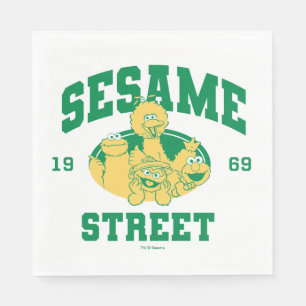 Sesame Street   Vintage 1969 Napkins
