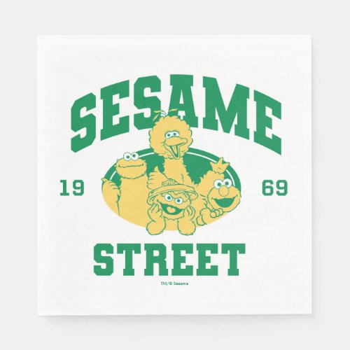 Sesame Street  Vintage 1969 Napkins
