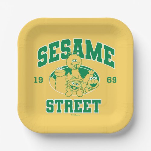 Sesame Street  Vintage 1969 Paper Plates