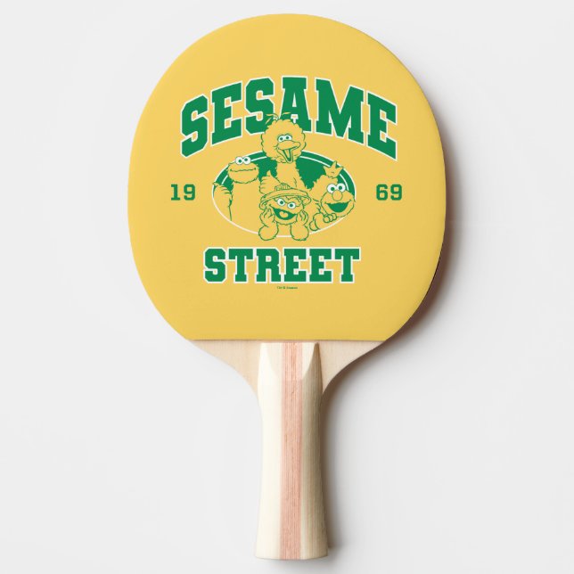 Sesame Street | Vintage 1969 Ping Pong Paddle (Front)