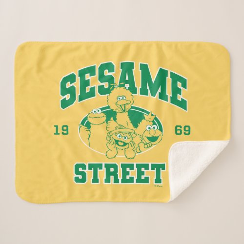 Sesame Street  Vintage 1969 Sherpa Blanket