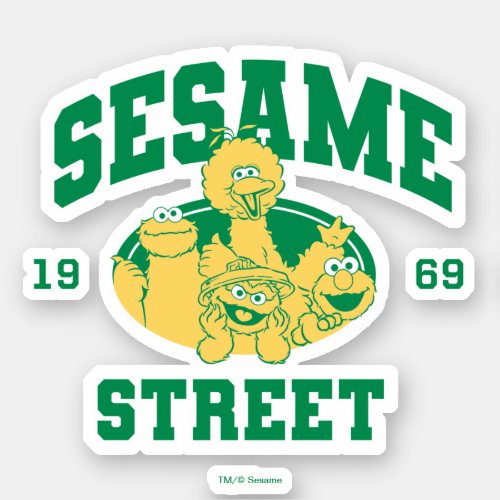 Sesame Street  Vintage 1969 Sticker
