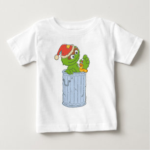 Sesame Street Vintage Christmas Oscar Baby T-Shirt