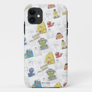 Sesame Street Vintage Comic Pattern iPhone 11 Case