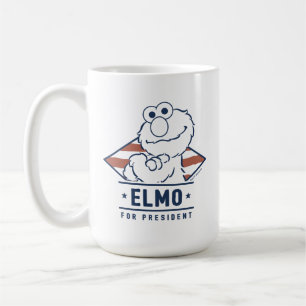 Sesame Street Vintage Elmo for President Coffee Mug