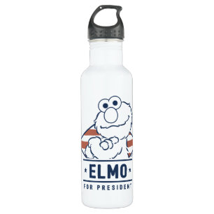 Sesame Street   Vintage Elmo for President Stainless Steel Water Bottle