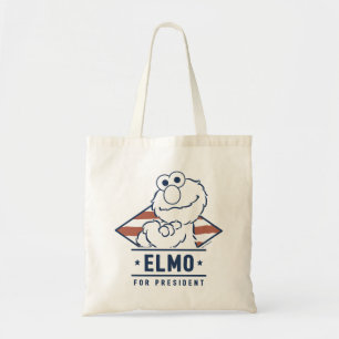 Sesame Street Vintage Elmo for President Tote Bag