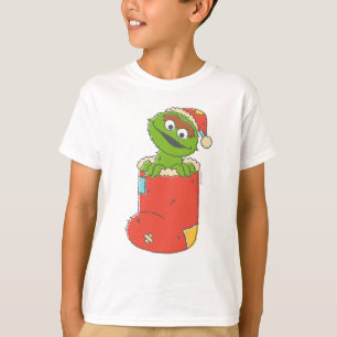 Sesame Street Vintage Oscar in Stocking T-Shirt