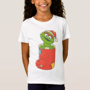 Sesame Street Vintage Oscar in Stocking T-Shirt