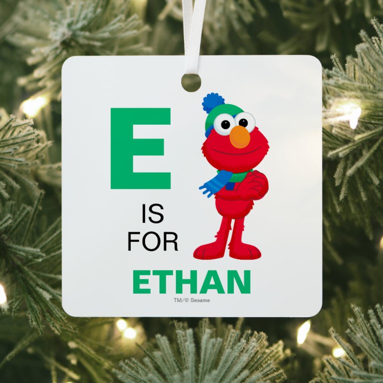 Sesame Street | Winter Elmo Metal Ornament