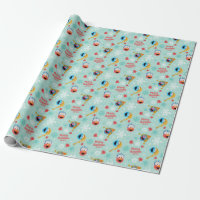 Sesame Street Winter Pattern Wrapping Paper