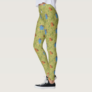 Sesame Street Woodland Friends Pattern Leggings