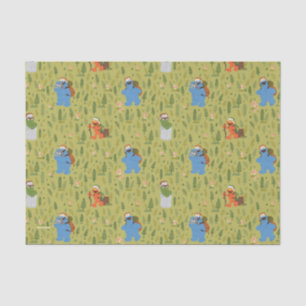 Sesame Street Woodland Friends Pattern Tissue Paper