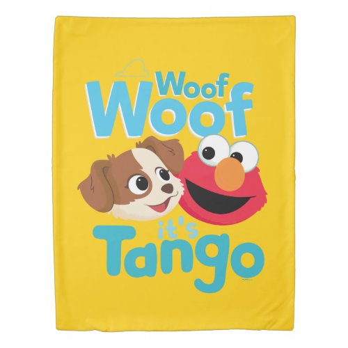 Sesame Street  Woof Woof Its Tango  Elmo Duvet Cover