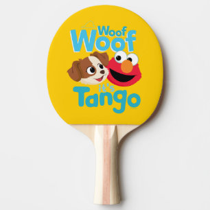 Sesame Street Woof Woof It's Tango & Elmo Ping Pong Paddle